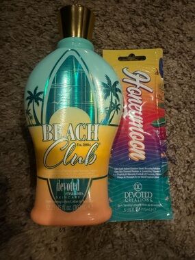 Beach Club Tanning Lotion - Teal/Yellow
